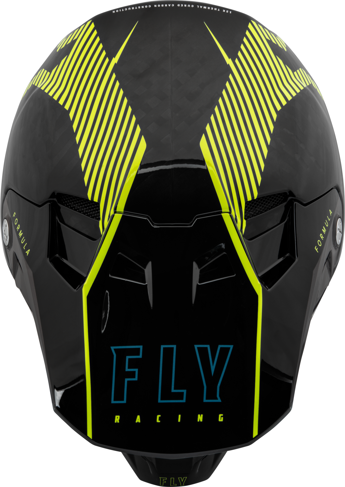 Fly Racing Formula Carbon Tracer Helmet X-Small Hi-Vis Yellow/Black