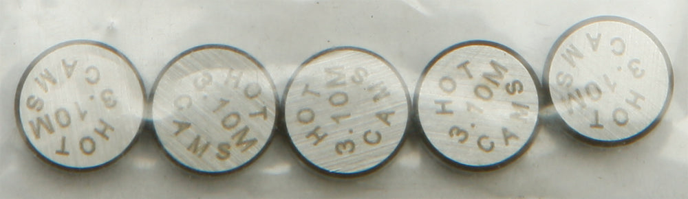 HOT CAMS Valve Shims 9.48x3.10mm 5-Pack for Yamaha YZ450FX and Honda CRF450R Models