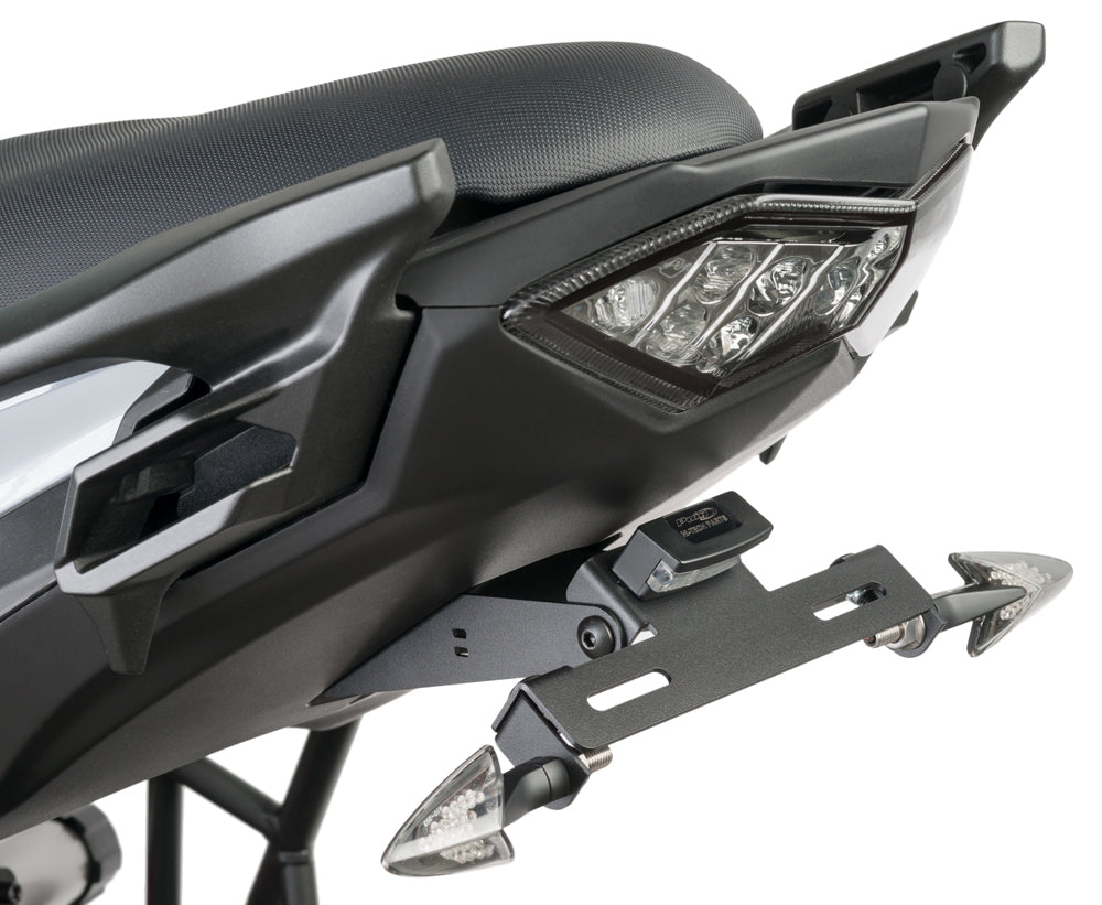 PUIG Fender Eliminator Kit Black for Kawasaki KLE650 Versys (2016-2020) | Part Number 7789N