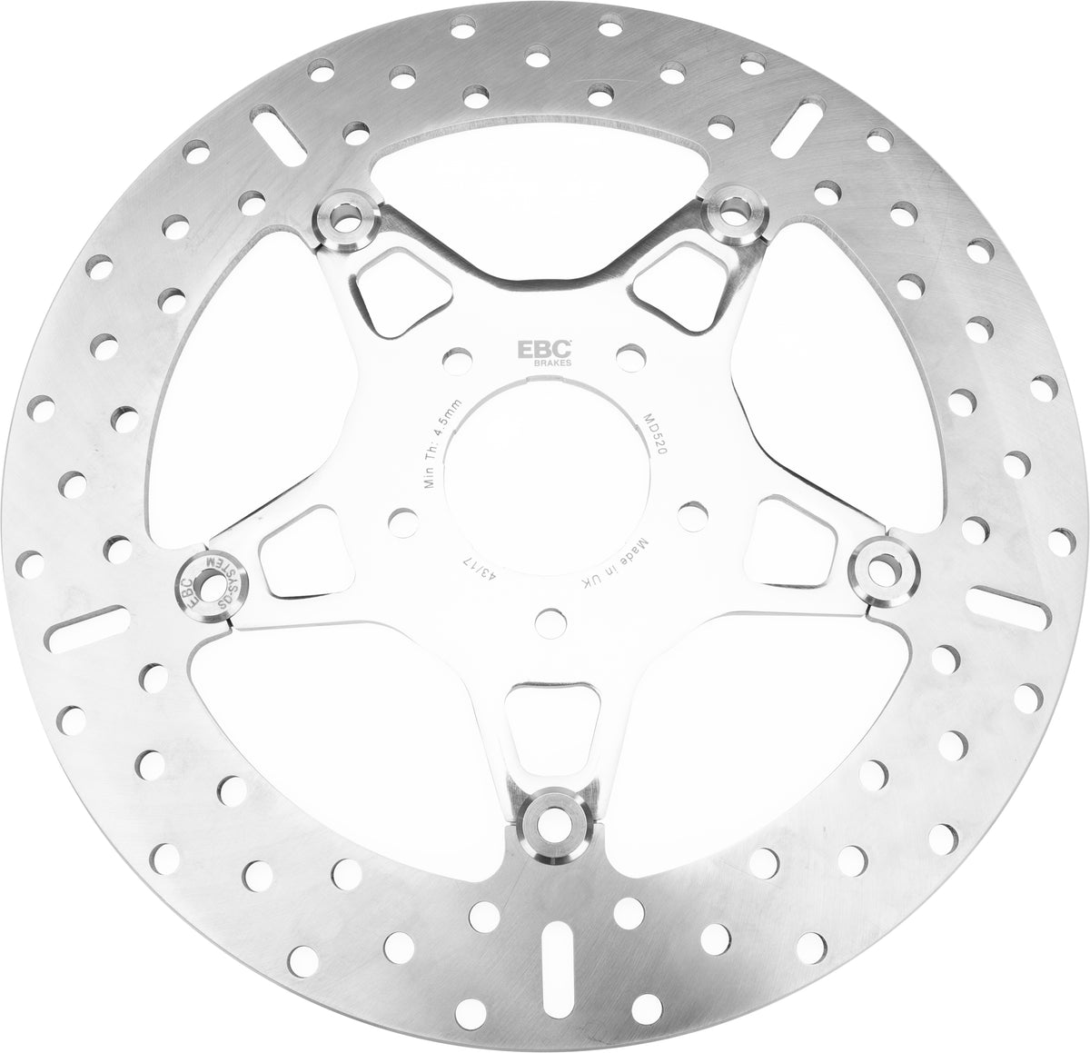 EBC V Twin Street Rotor MD520 Front Brake Rotor for Harley Davidson V-Twin Models