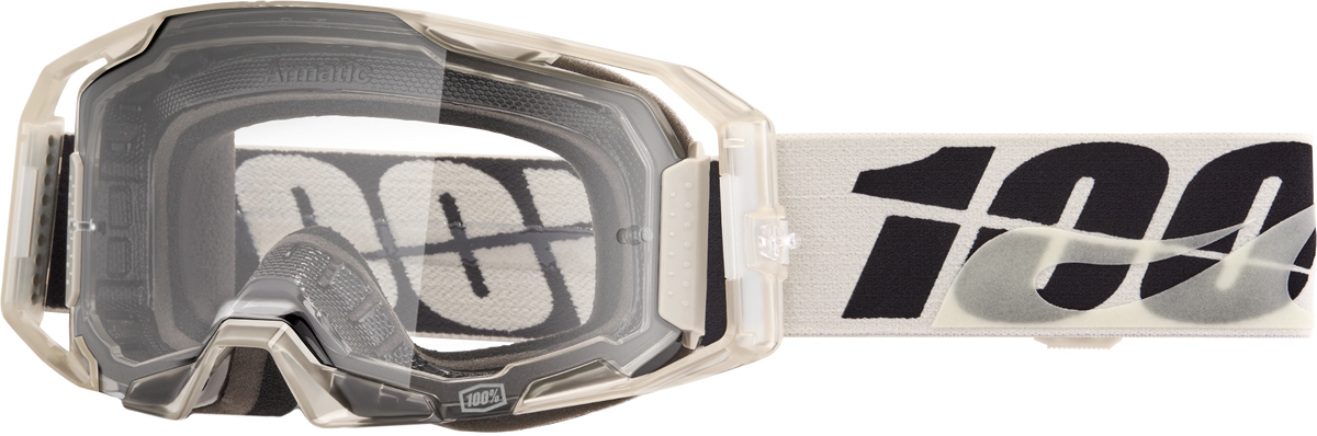 100-Percent Armatic Goggle with Clear Lens - Advanced Offroad Motocross Eyewear