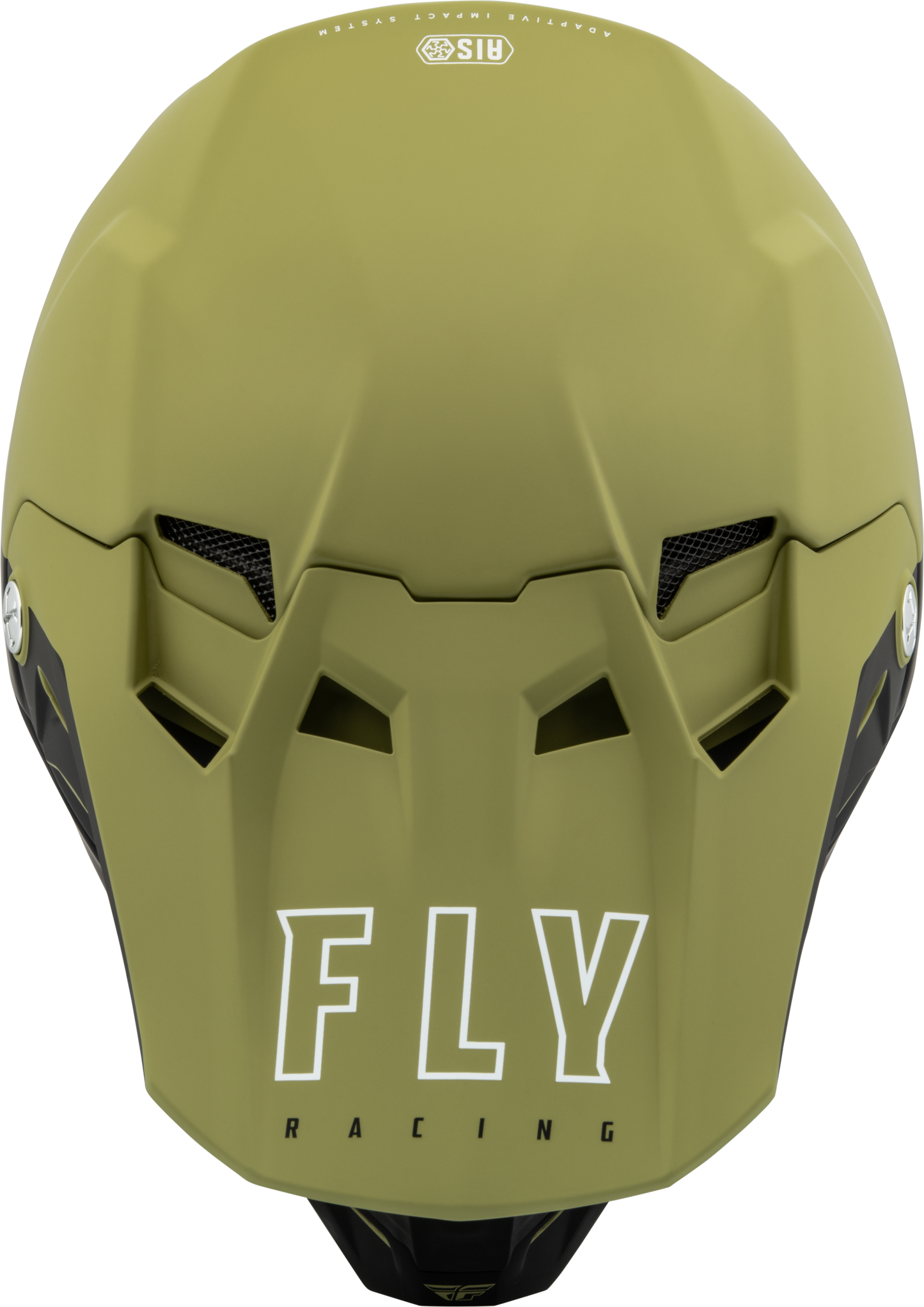 Fly Racing Youth Formula CC Centrum Helmet Matte Olive Green and Black for Off-Road