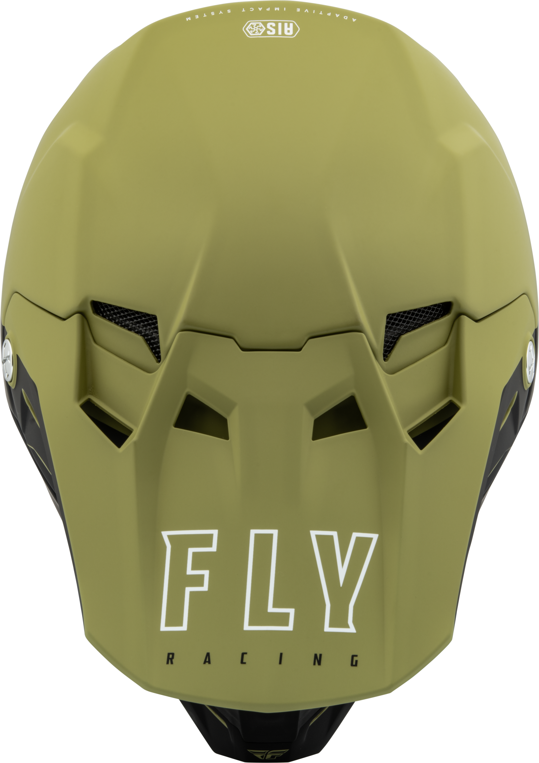 Fly Racing Youth Formula CC Centrum Helmet Matte Olive Green and Black for Off-Road