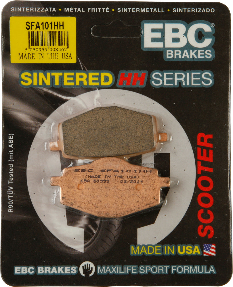 EBC Double-H Sintered Superbike Brake Pads SFA101HH for Yamaha Vino 125 and YSR50