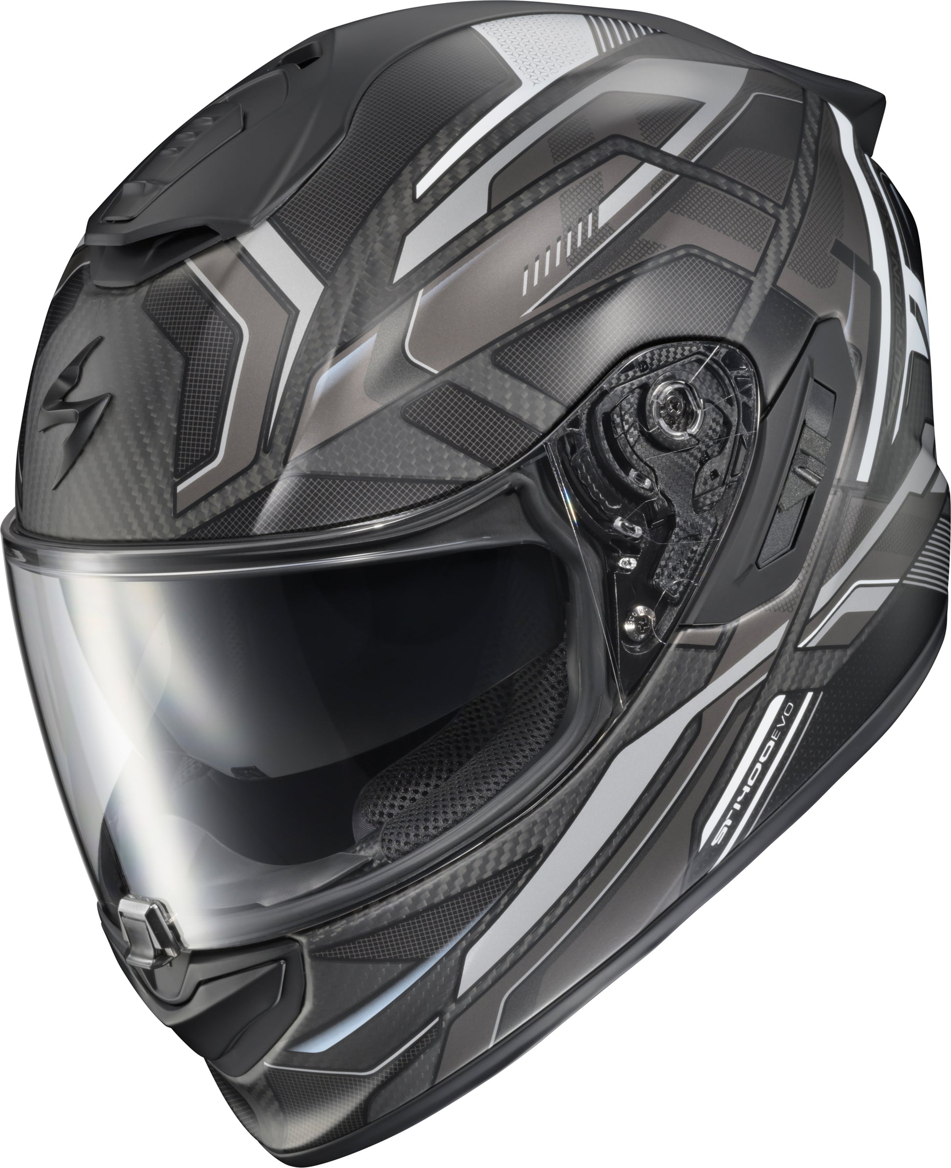 Scorpion EXO EXO-ST1400 EVO Carbon Full-Face Helmet in Matte Grey, 2X-Large