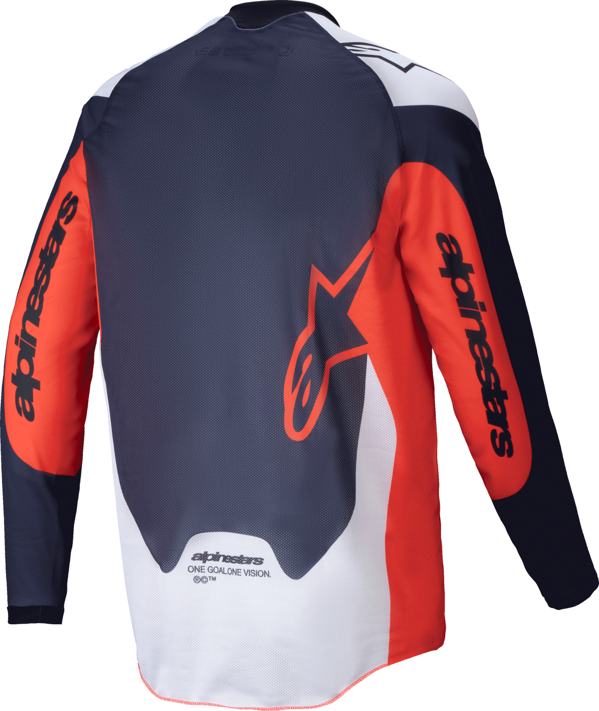 Alpinestars Pro Dura Jersey Navy/Hot Orange/White X-Large Offroad Motorcycle Jersey