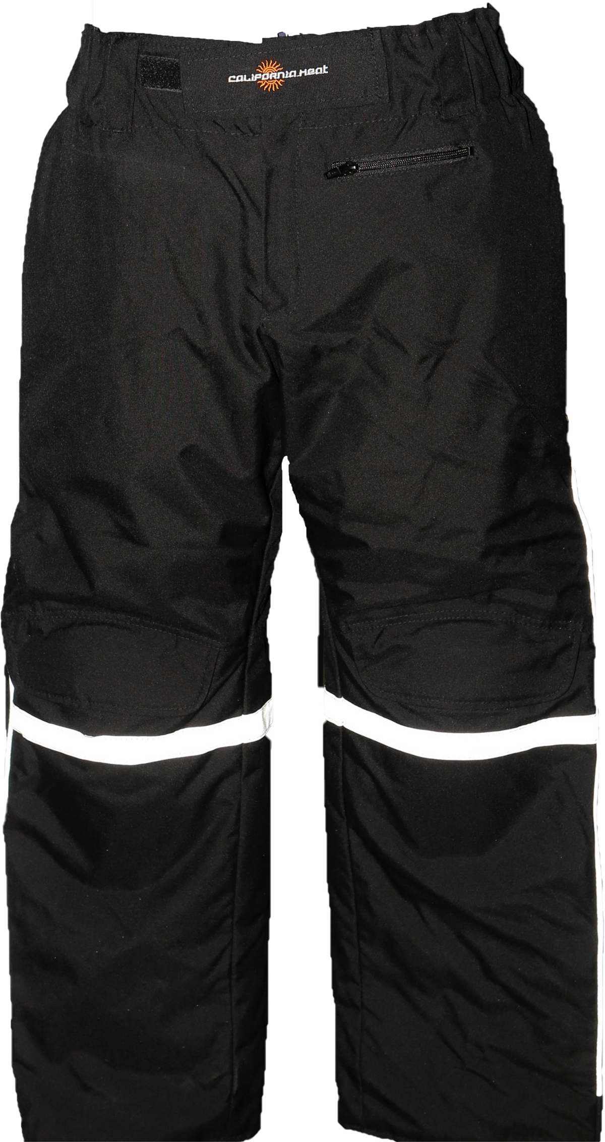 California Heat 12V Streetrider Outer Pants Black Small – Heated Electric Clothing for Cold Weather Comfort