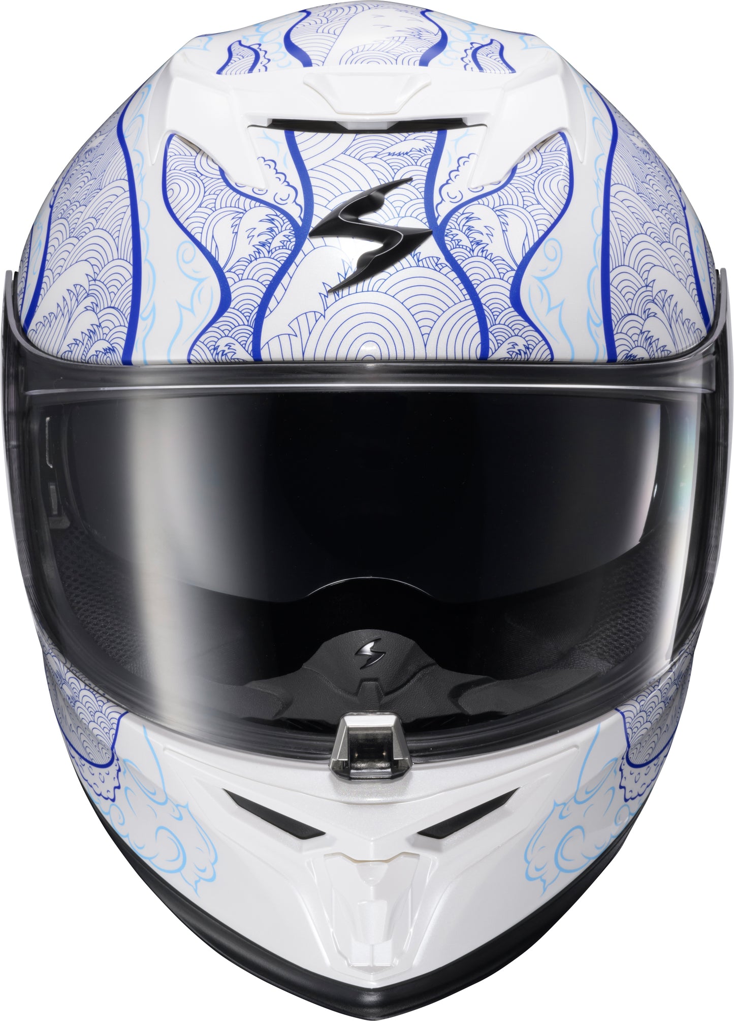 SCORPION EXO T520 Full-Face Helmet Nama-Shimi White/Blue 2X-Large