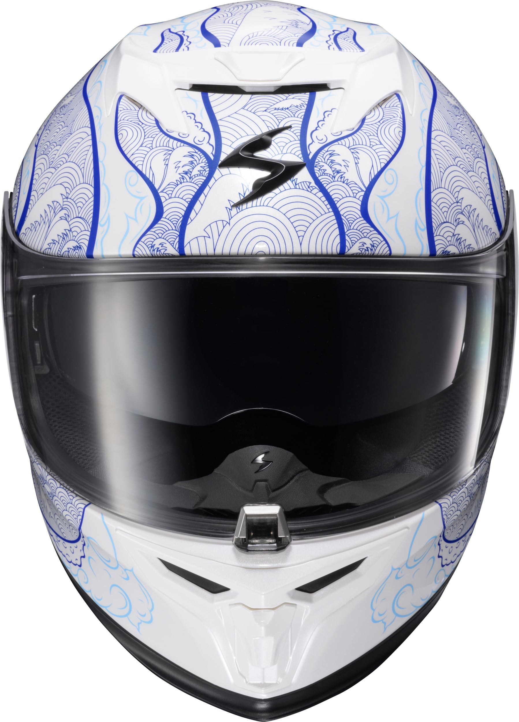 SCORPION EXO T520 Full-Face Helmet Nama-Shimi White/Blue 2X-Large