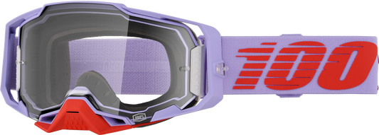 100-Percent Armega Goggle with Clear Lens – Offroad Impact-Resistant Motocross Eyewear