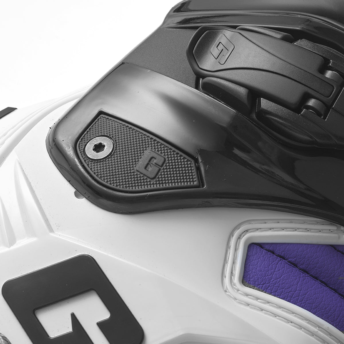 Gaerne SG-12 Offroad Motorcycle Boots for Riders – US 08 Purple/Black/White