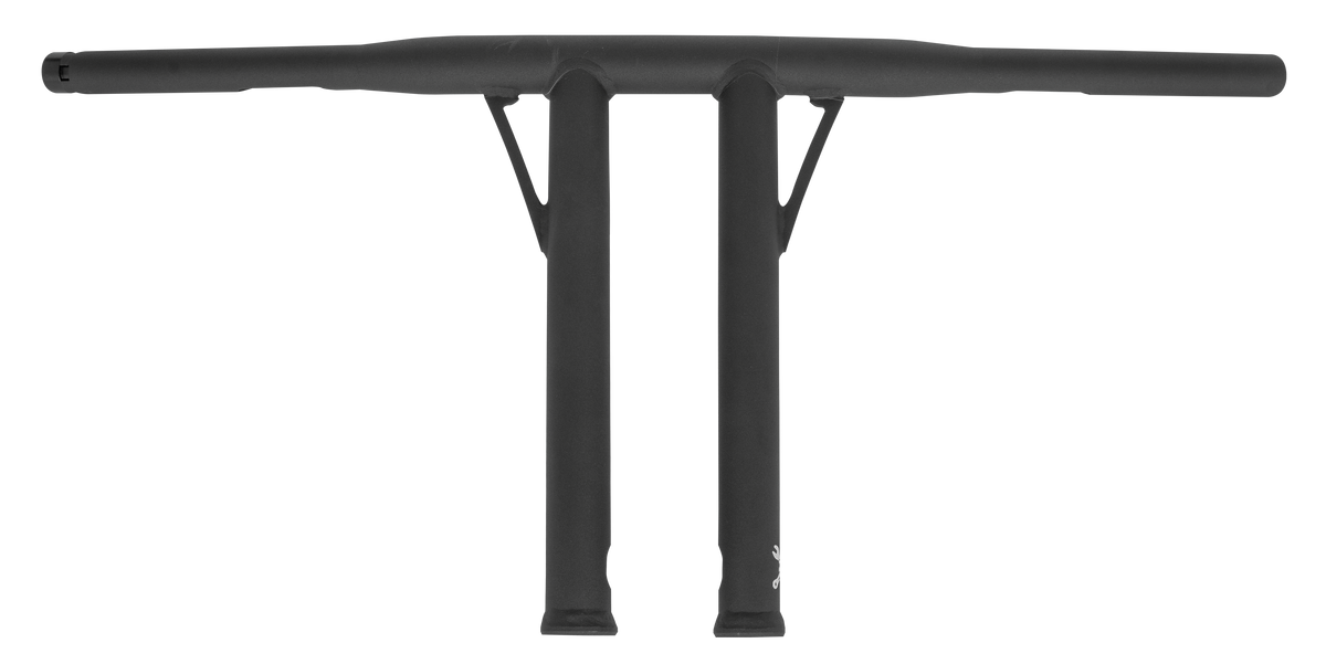 BURLY BRAND Folsom 12-Inch Matte Black Handlebars for Harley Davidson V-Twin Models Part B12-5505TB
