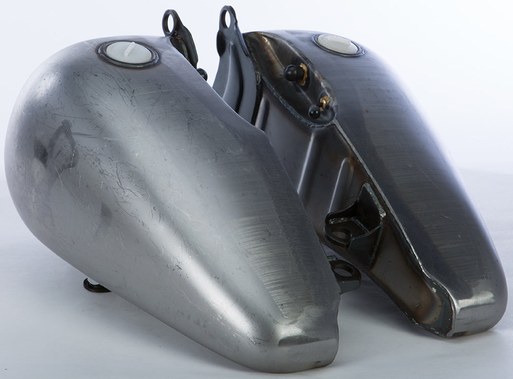 HardDrive Flatside 5-Gallon Gas Tank for Harley FXST Models with Screw-In Bung
