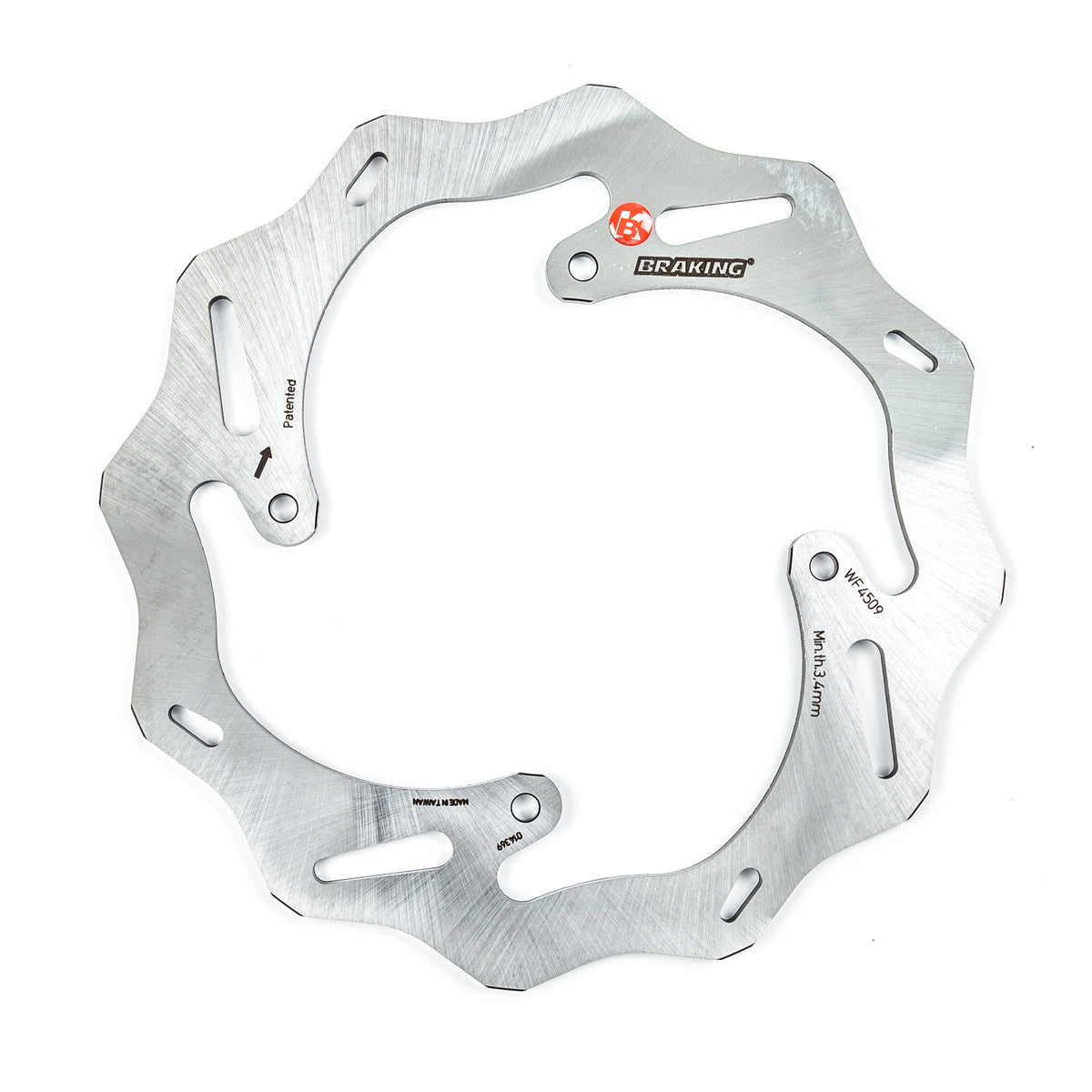 Braking WF4509 Rear Brake Rotor for Offroad Motorcycles