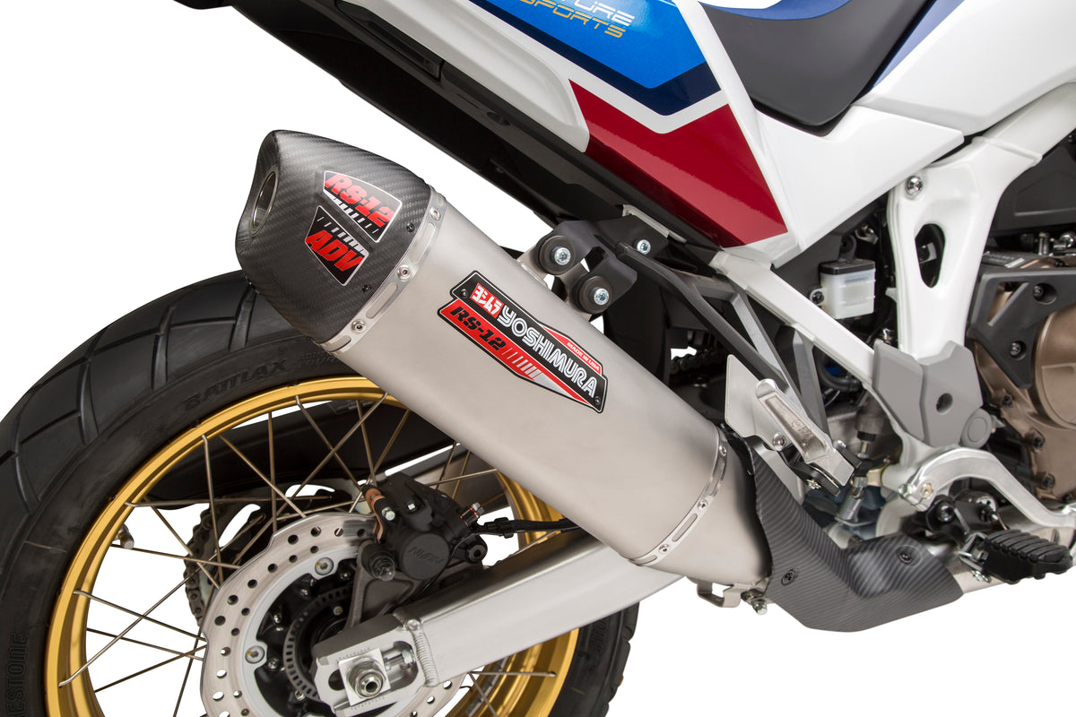 Yoshimura RS-12 Slip-On Exhaust for Honda Africa Twin 2020-2022