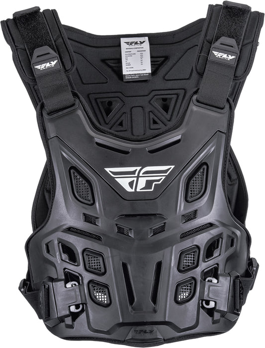 Fly Racing Ce Revel Race Roost Guard Black - Offroad Chest Protection Gear