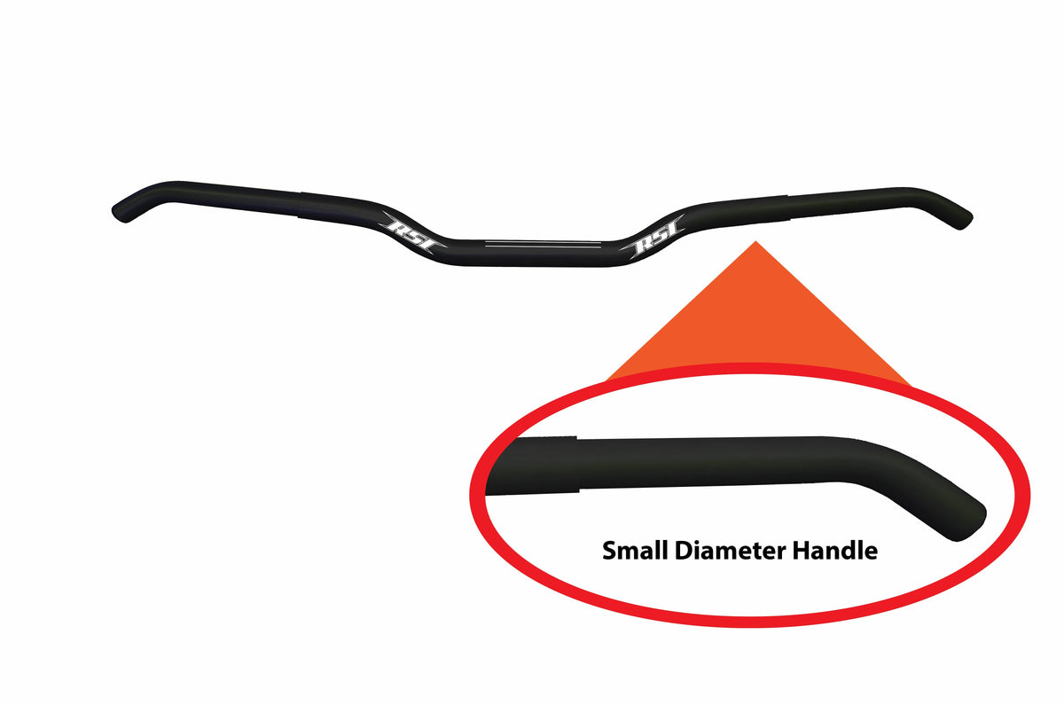 RSI Slim Jim Handlebar Black – Snowbike Handlebars for Smaller Hands