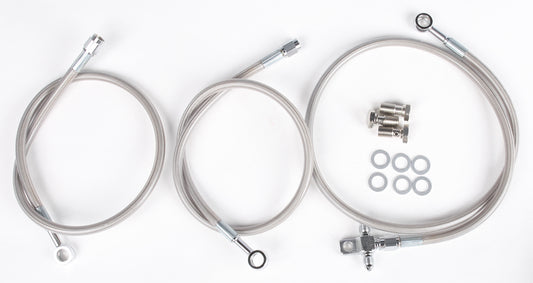 Streamline Honda TRX300EX Front Brake Line with 3 Lines and 2 Additional Connectors