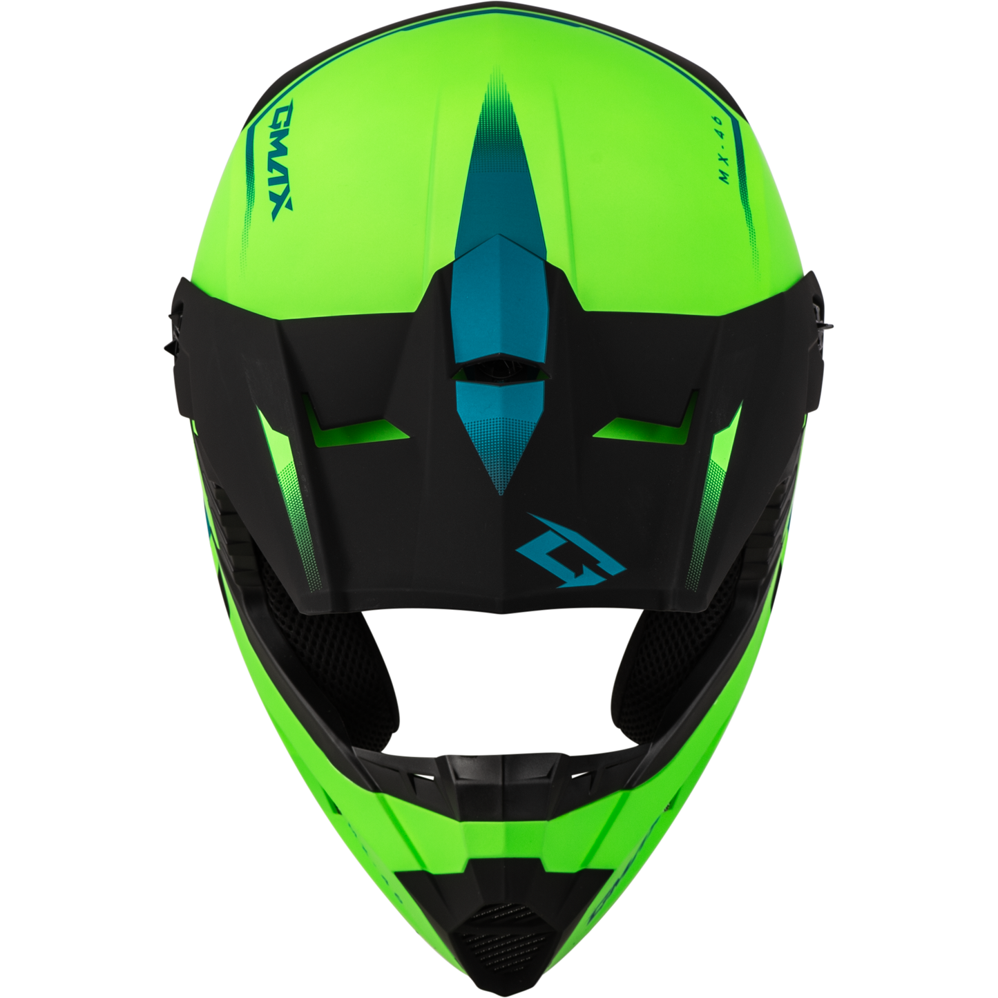 GMAX MX-46 Off-Road Helmet - Matte Hi-Vis Green/Black, 2X-Large