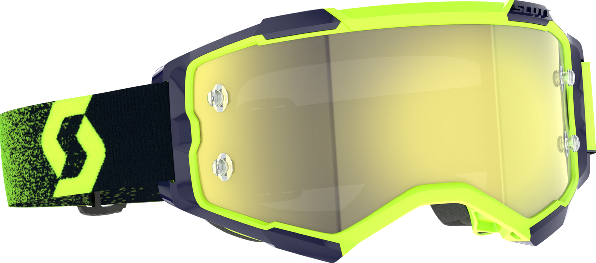 SCOTT Fury Goggle N Green/Yellow with Yellow Chrome Lens – Offroad Eyewear