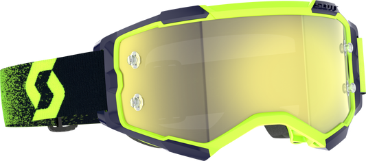 SCOTT Fury Goggle N Green/Yellow with Yellow Chrome Lens – Offroad Eyewear