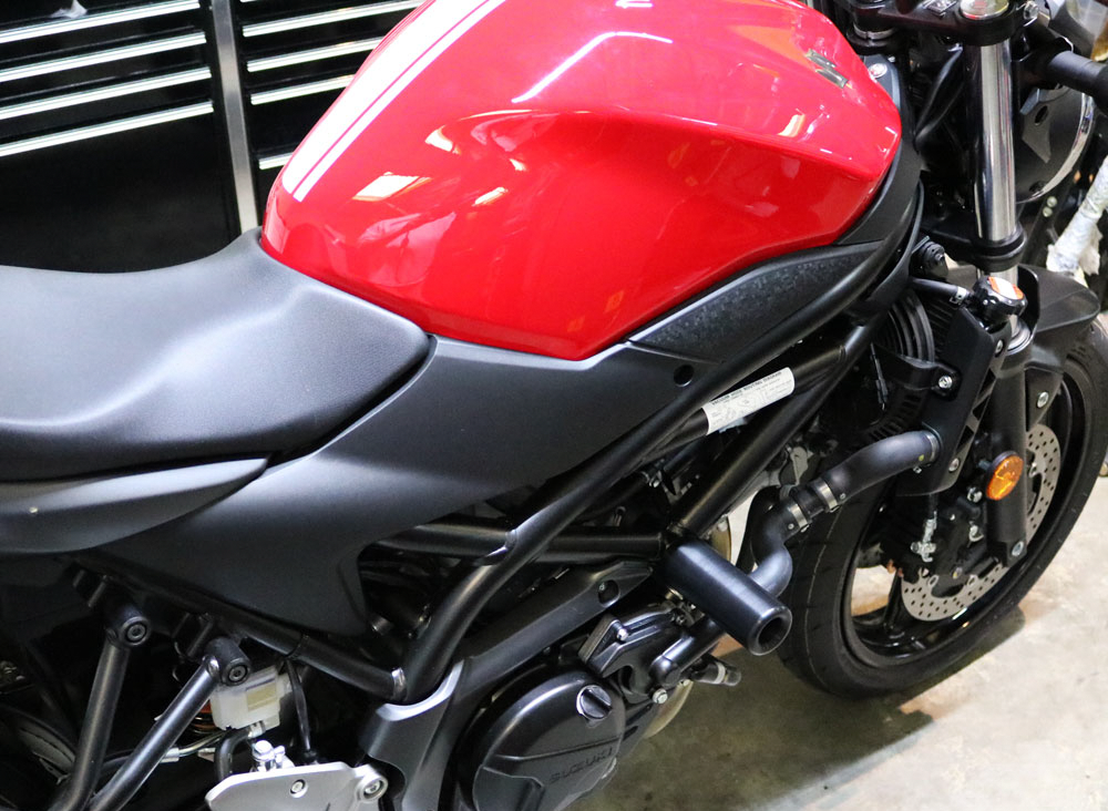 Shogun Motorsports Black Frame Sliders for Suzuki SV650 (2017-2023)