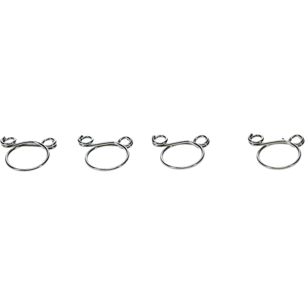 ALL BALLS Hose Clamps Refill Kit 4-Pack for Fuel Lines & Fittings