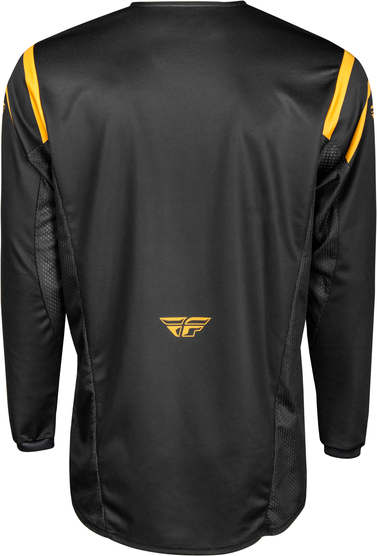 Fly Racing Kinetic Center Jersey Black/Gold Small Offroad Performance Jersey