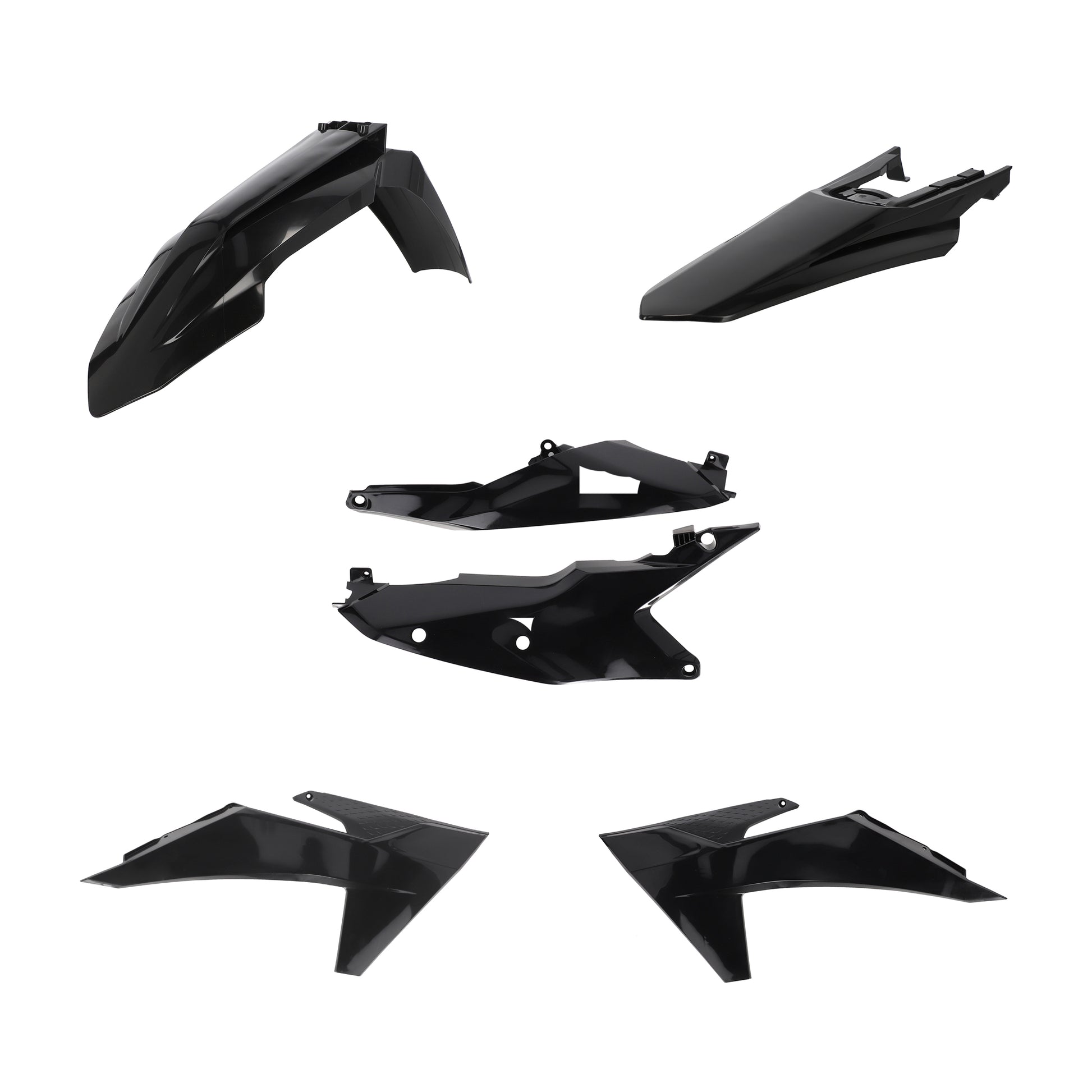 ACERBIS Plastic Kit for KTM Offroad Models - Black, Part 2986500001