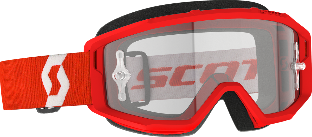 SCOTT Primal Goggle Red/White Clear Works Offroad Eyewear