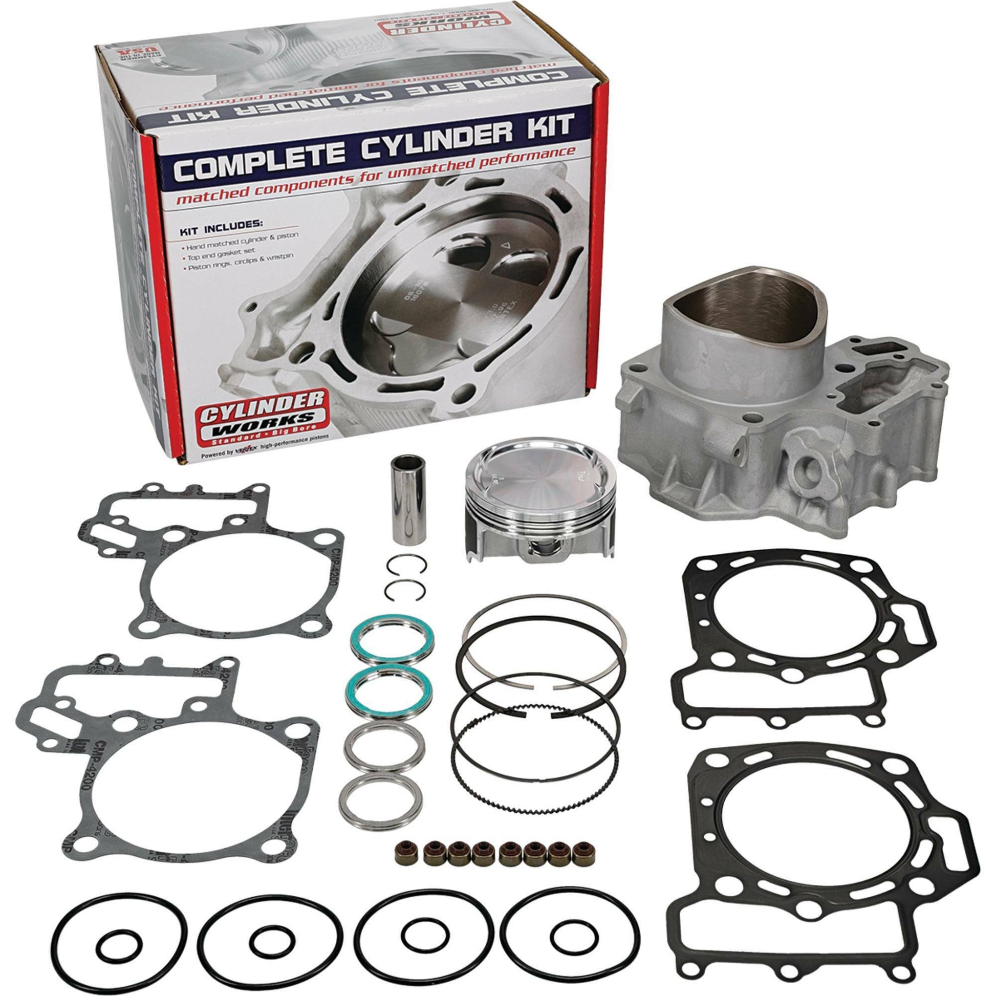 CYLINDER WORKS Replacement Cylinder Kit for Kawasaki KRF 800 Teryx and Teryx4