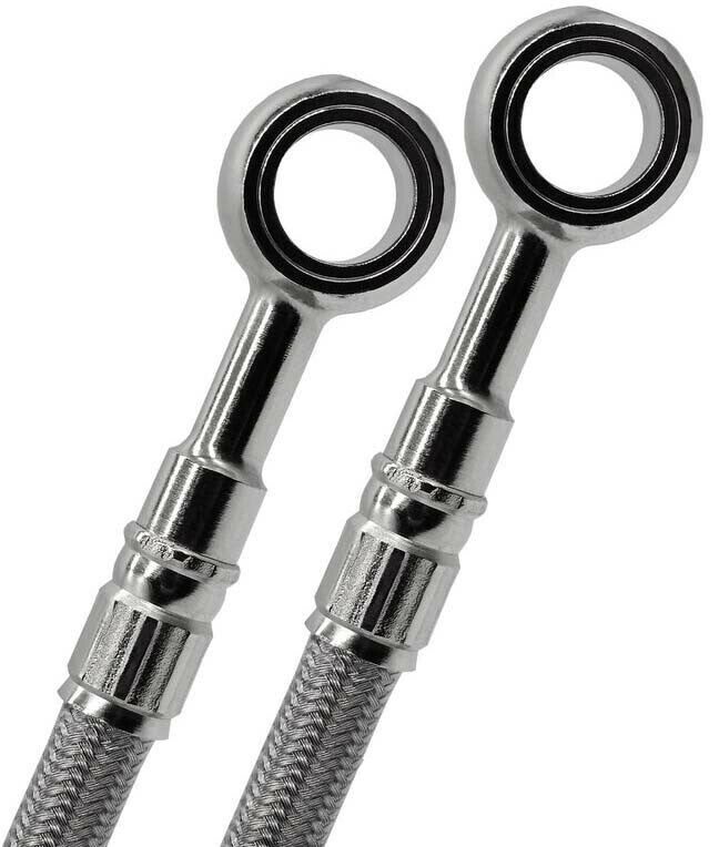GBRAKES FK003D700R Rear Brake Line for Suzuki Street Bikes