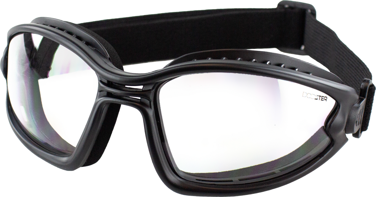 BOBSTER Ballast Sunglasses Black Frame with Clear Lenses