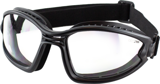 BOBSTER Ballast Sunglasses Black Frame with Clear Lenses