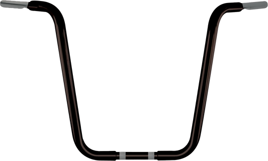 WILD 1 Chubby 16-Inch Ape Hanger Handlebars in Black for V-Twin Motorcycles - Part Number WO509NCB