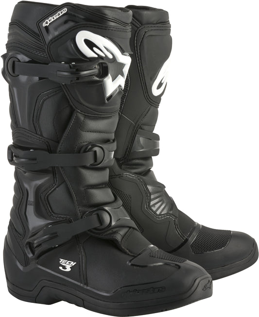 Alpinestars Tech 3 Off-Road Motorcycle Boots Black Size US 6