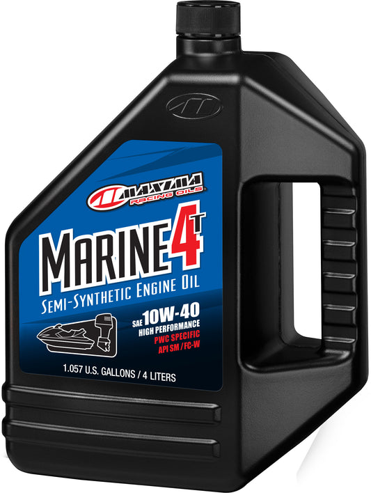 Maxima Marine Semi-Synthetic Engine Oil 10W-40, 1 Gallon