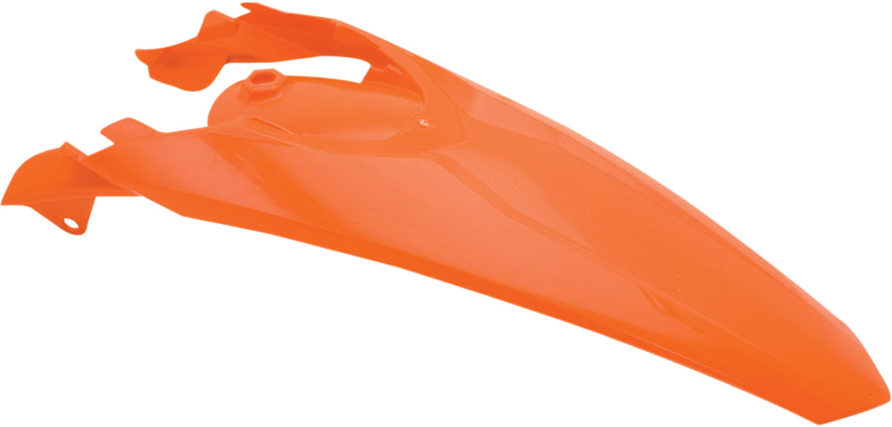 ACERBIS Rear Fender with Taillight Tab for KTM 350 EXC-F and 500 XCF-W – Offroad Orange Plastic Body Fender