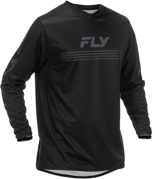 Fly Racing Universal Jersey Black/White Medium