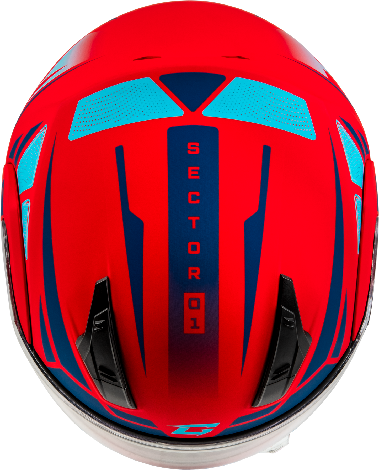 GMAX MD-04 Sector Modular Helmet in Red/Blue, X-Small