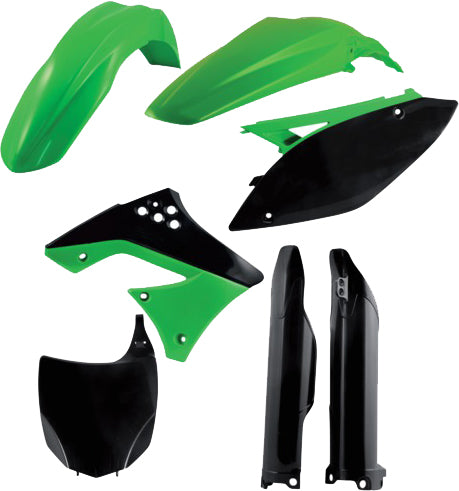 ACERBIS 2198050145 Green Plastic Body Kit for Kawasaki KX250F (2009-2012)