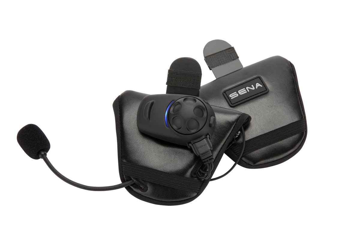 SENA SPH10H-FM Bluetooth Helmet Communicator with FM Radio for Half Helmets