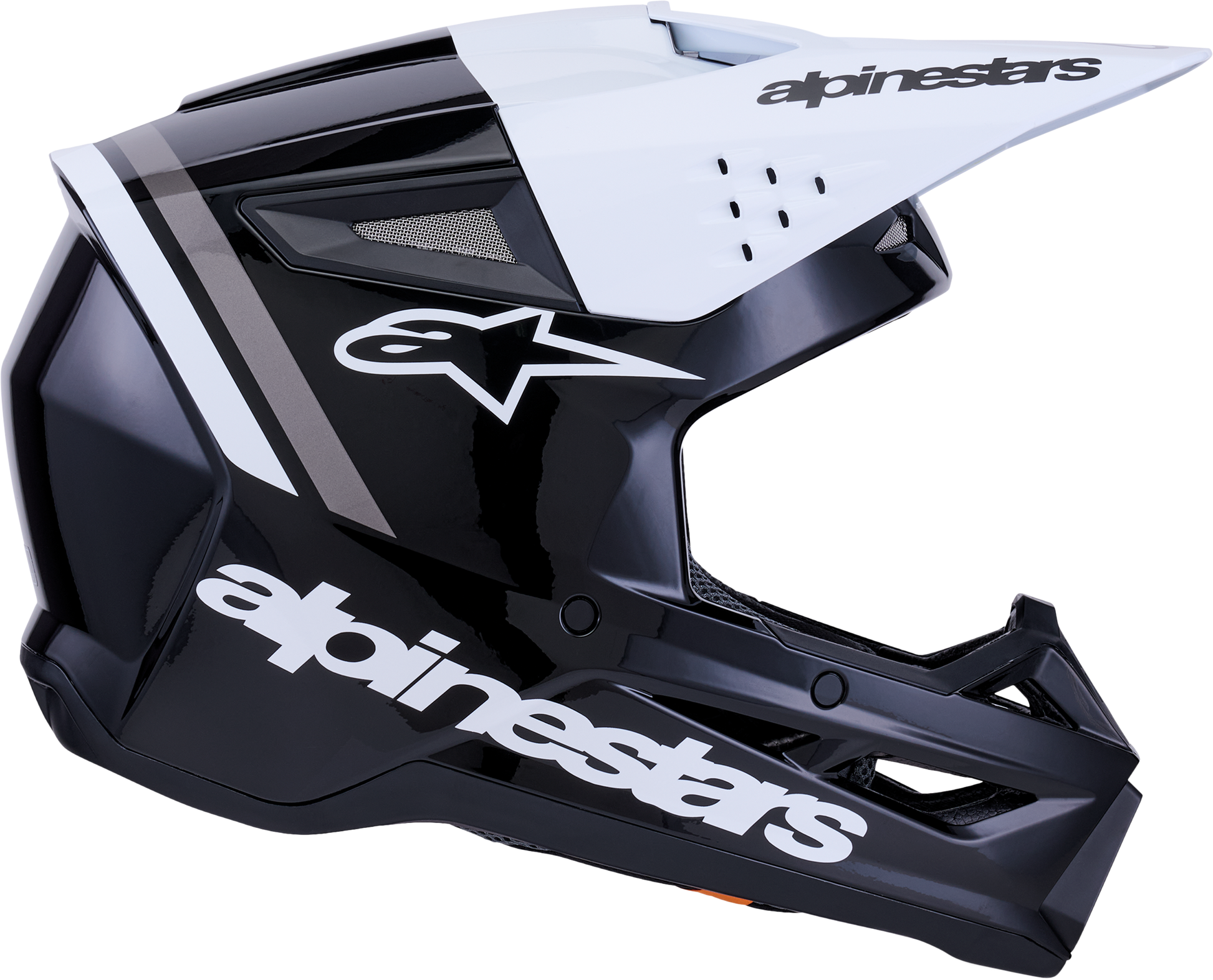 Alpinestars SM3 Radium Off-Road Helmet 2X-Large Gloss Black/White/Grey