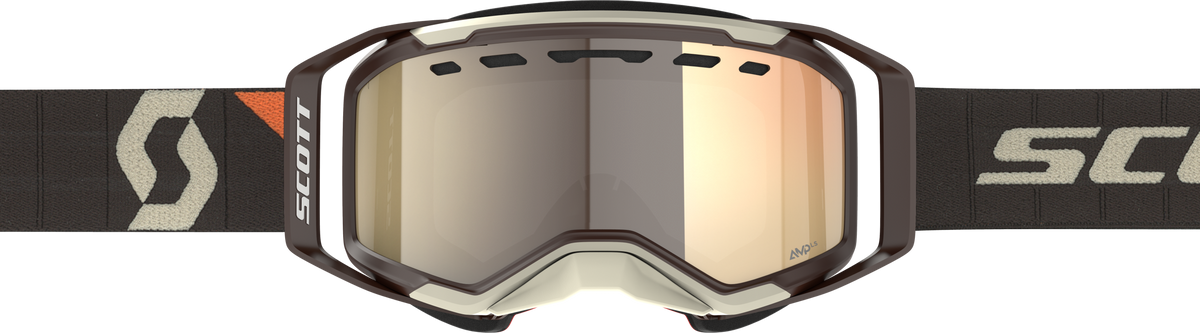 SCOTT Prospect 2.0 SMB Snowmobile Goggles with Bronze Chrome Lens and NoFog Technology