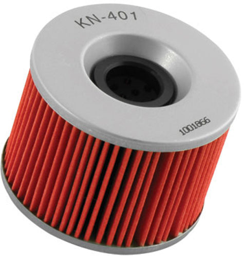 K&N KN-401 Synthetic Media Oil Filter for Kawasaki Z750 and Honda Gold Wing