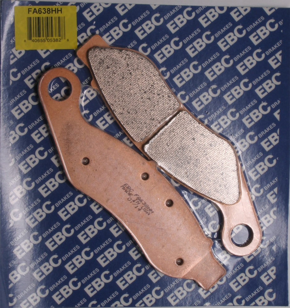 EBC Fa638hh Double H Sintered Brake Pads for Harley-Davidson V-Twin Models