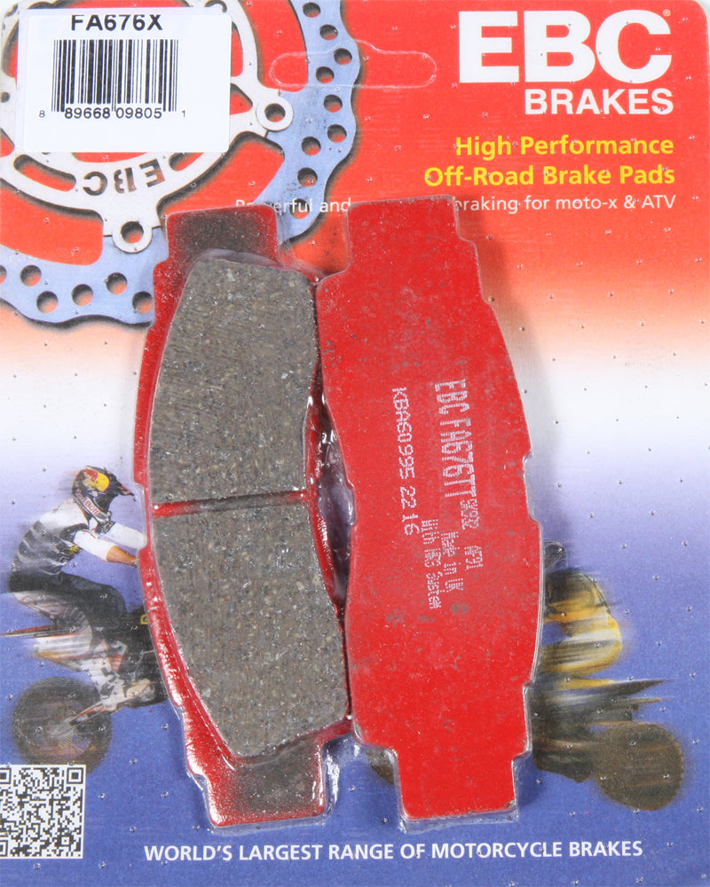 EBC Brakes Fa676X Carbon X Series Brake Pads for Yamaha YXZ 1000 R (2016-2017)