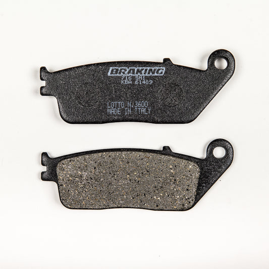 BRAKING Part Number 716SM1 Semi-Metallic Brake Pad Set for Street Motorcycles