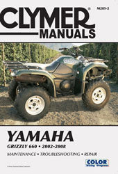 CLYMER Repair Manual for Yamaha YFM660FG Grizzly 660 ATV/UTV – Model Years 2002-2007