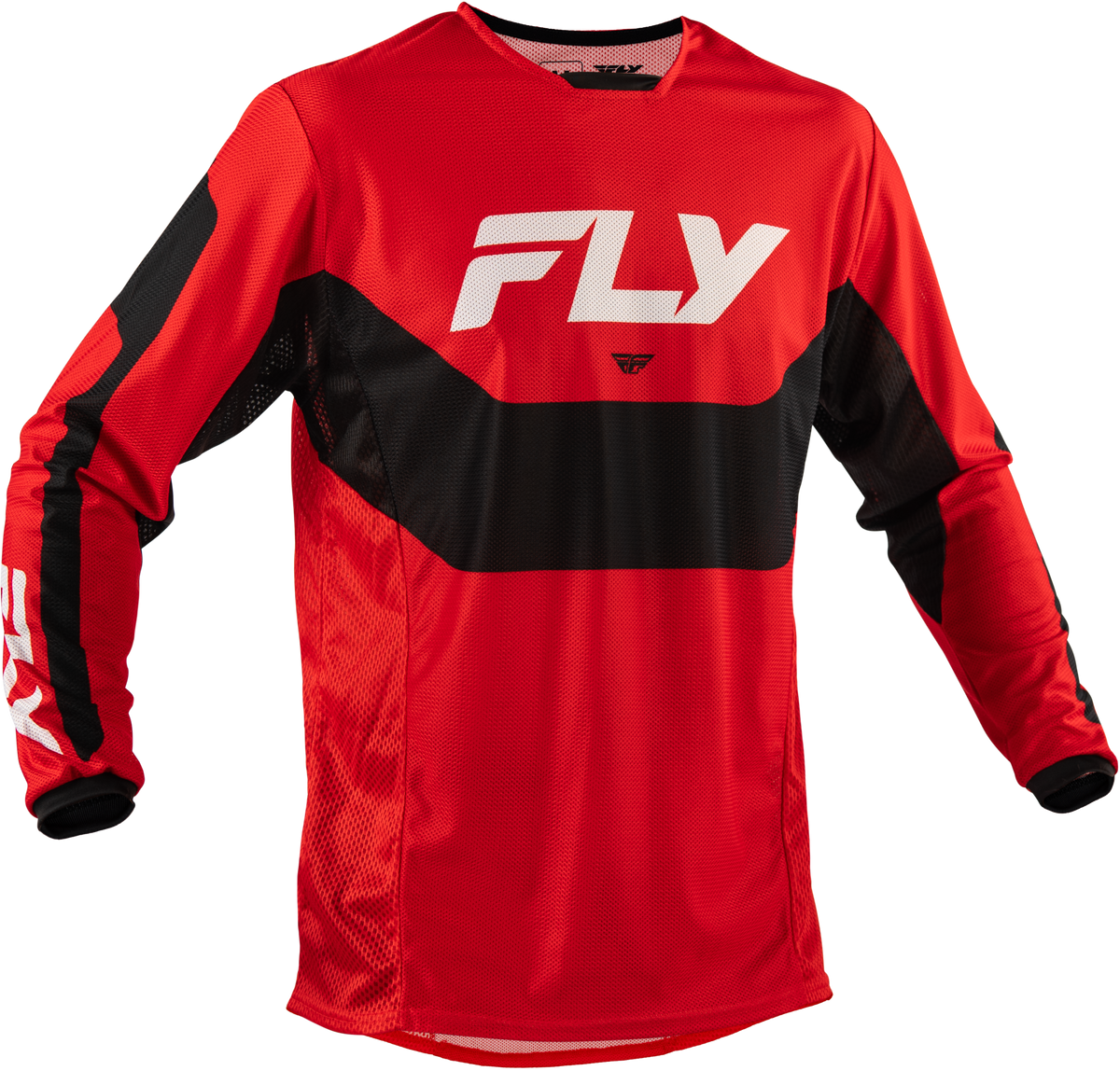 Fly Racing Kinetic Mesh Jersey X-Large Red/Black/White for Offroad Riding